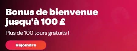 Bonus bienvenue Spin Casino